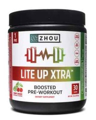 Zhou Lite Up Extra Boosted Pre-Workout 7.5oz (Cherry Limeade)