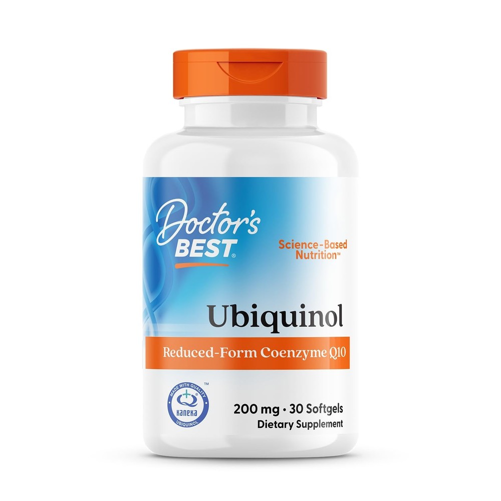 Doctor’s Best Kaneka Ubiquinol 200 mg 30 Count (Pack of 1), No Color