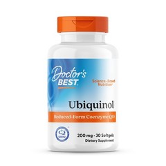 Doctor’s Best Kaneka Ubiquinol 200 mg 30 Count (Pack of 1), No Color