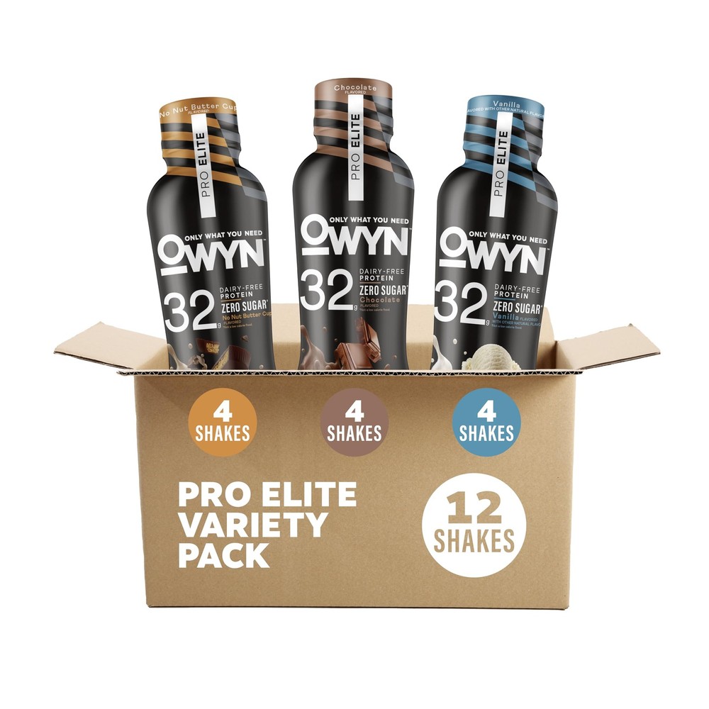 Owyn Only What You Need Pro Elite Protein Shake Variety Pack 32G Protein 0G