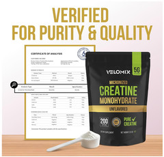 Creatine Monohydrate 100% Pure Powder 1000g (2.2 lb) Micronized