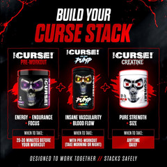 the Curse! Pre Workout Powder for Men & Women, Caffeine, Beta-Alanine, Creatine,