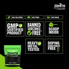 Zenith Nutrition Whey Protein With Enzymes Rich Chocolate Flavor 1 Kg