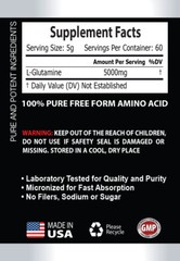 pre workout powder – GLUTAMINE POWDER 5000mg – amino acids powder – 1 Can