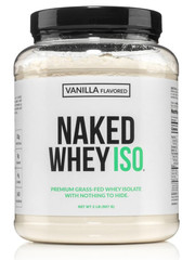 NAKED Vanilla Whey Isolate Protein, Grass-Fed, 24 Servings