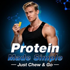 duwhot Whey Protein Gummies Sugar Free, Low Calorie 8g Protein Per Serving, E…