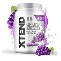 90 Servings Xtend Original BCAA Powder Muscle Recovery 90 Servings Glacial Grape