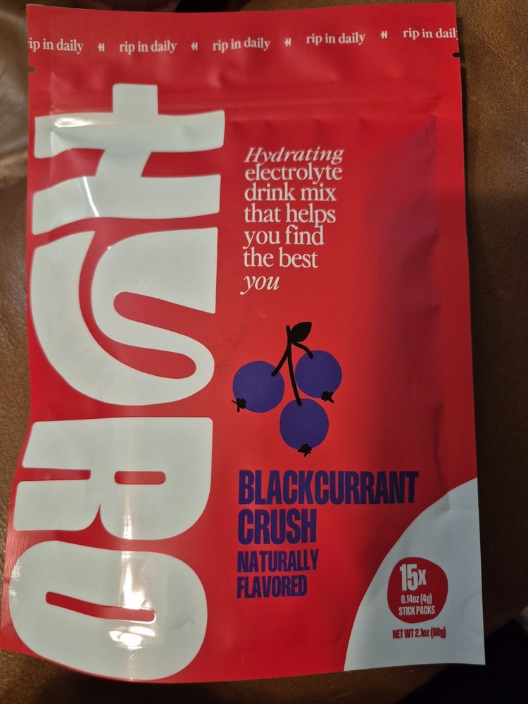 New Hyro Hydrating Electrolyte Drink Blackcurrant Crush Flavor