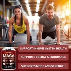 Extra Strength Maca Supplement for Men, With Ashwagandha, Ginseng, Tribulus