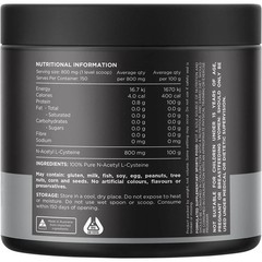 New Switch Nutrition NAC Unflavoured 120g 100% N-Acetyl L-Cystine
