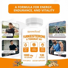 1000mg Supplement 500mg Ajuga Turkestanica Per Serving Increase Stamina Capsules