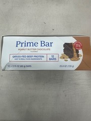 Equip Prime Protein Bars Peanut Butter Chocolate Grass-Fed Beef 12 Pack NEW