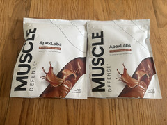 2 APEX LABS MUSCLE DEFENSE CHOCOLATE FLAVOR 9.3 OZ EXP 6/28 NEW PACKING US MFD