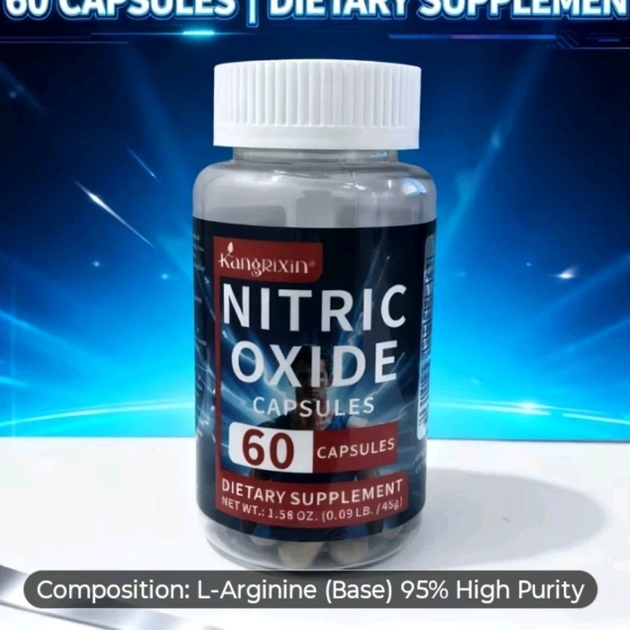 KangRixin Nitric Oxide Capsules L-Arginine 2 pack 120 Capsules