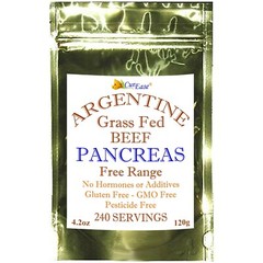 ORGANIC Argentine Desiccated BEEF PANCREAS Powder UNDEFATTED 240 Servings 4.2 oz