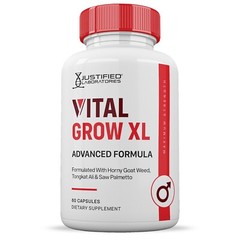VItal Grow XL for Men Advanced Formula 1484MG Pills Vitamin Supplement 2 Pack
