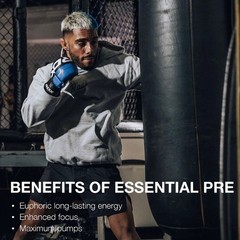 RAW Nutrition CBUM Essential Pre Workout Blue Raspberry 1.78 lb Energy Focus