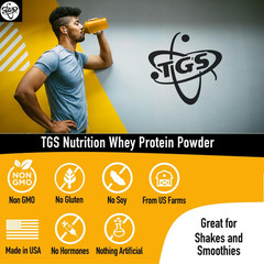 Whey Protein Powder Unflavored Unsweetened 2lb Soy Free Gluten Free Keto