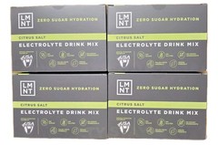 LMNT Keto Electrolyte Drink Mix -Zero Sugar– 4 Boxes Citrus Salt 120 Packs