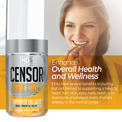 CENSOR Specialized Body Toning Supplement for Losing Inches – 90 Softgels
