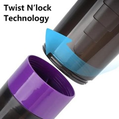500ml Protein Shaker Bottle Layered Powder Storage Water Bottle Wire Ball