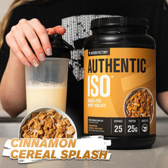 Jacked Factory Authentic ISO Grass Fed Whey Protein Isolate Powder – Low Carb, N