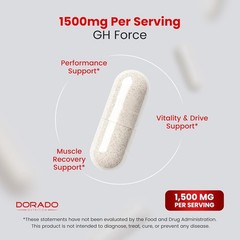 Supplements for Men and Women (120 Count) 1500mg Supports Muscle Growth and Heal