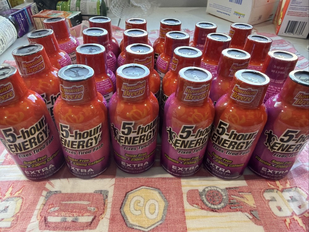 5-hour ENERGY Extra Strength Shot Hawaiian Breeze 1.93 oz 08/26 24 Bottles