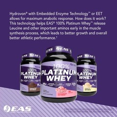 EAS 100% Platinum Whey Protein | 3 Ultra-Platinum Whey Proteins | Increase Size