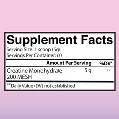 Better Booty 100% Creatine for Women Premium Creatina Monohydrate Powder 200 …