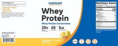 Nutricost Whey Protein Powder Pineapple Whip (5 LBS) – Gluten-Free & GMO-Free