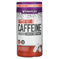 FINAFLEX Pure Caffeine – 100 Capsules – Promotes Mental Alertness, Energy &…