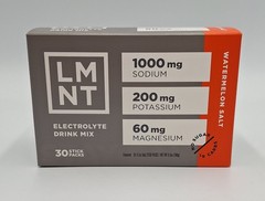 LMNT Electrolyte Drink Mix Watermelon Salt 30 Packs Zero Sugar Exp 2027