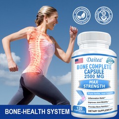 Calcium Magnesium Zinc Chondroitin Turmeric and MSM -Bone and Joint Support Caps