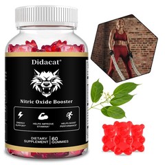Nitric Oxide Booster Supplement-with Maca root 100mg,Ashwagandha 100mg-60gummies