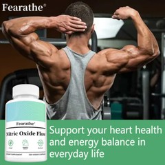 Nitric Oxide Flow for Blood Circulation and Heart Health, Endurance/Energy