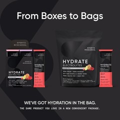 Electrolyte Hydration Powder Packets Sugar Free Variety Pack 16 Count