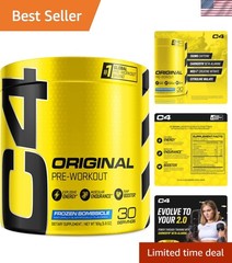 Sugar-Free Frozen Bombsicle Pre-Workout Powder – 30 Servings of Energy & Stre…