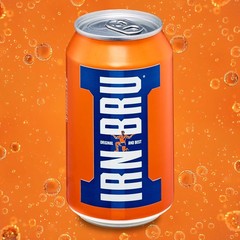 IRN-BRU Original Scottish Sparkling Soda, Citrus 11.16 Fl Oz (Pack of 24)