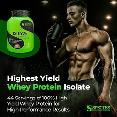 Species Nutrition ISOLYZE Whey Protein Isolate – **CHOOSE SIZE & FLAVOR**