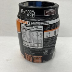 100% Whey, Premium Protein Powder, Chocolate, 1.78lbs Exp 7/27
