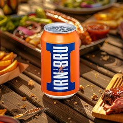 IRN-BRU Original Scottish Sparkling Soda, Citrus 11.16 Fl Oz (Pack of 24)
