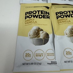 CLEAN SIMPLE EATS Whey Protein Powder Variety of Single Serve 8ct CHOCOLATE