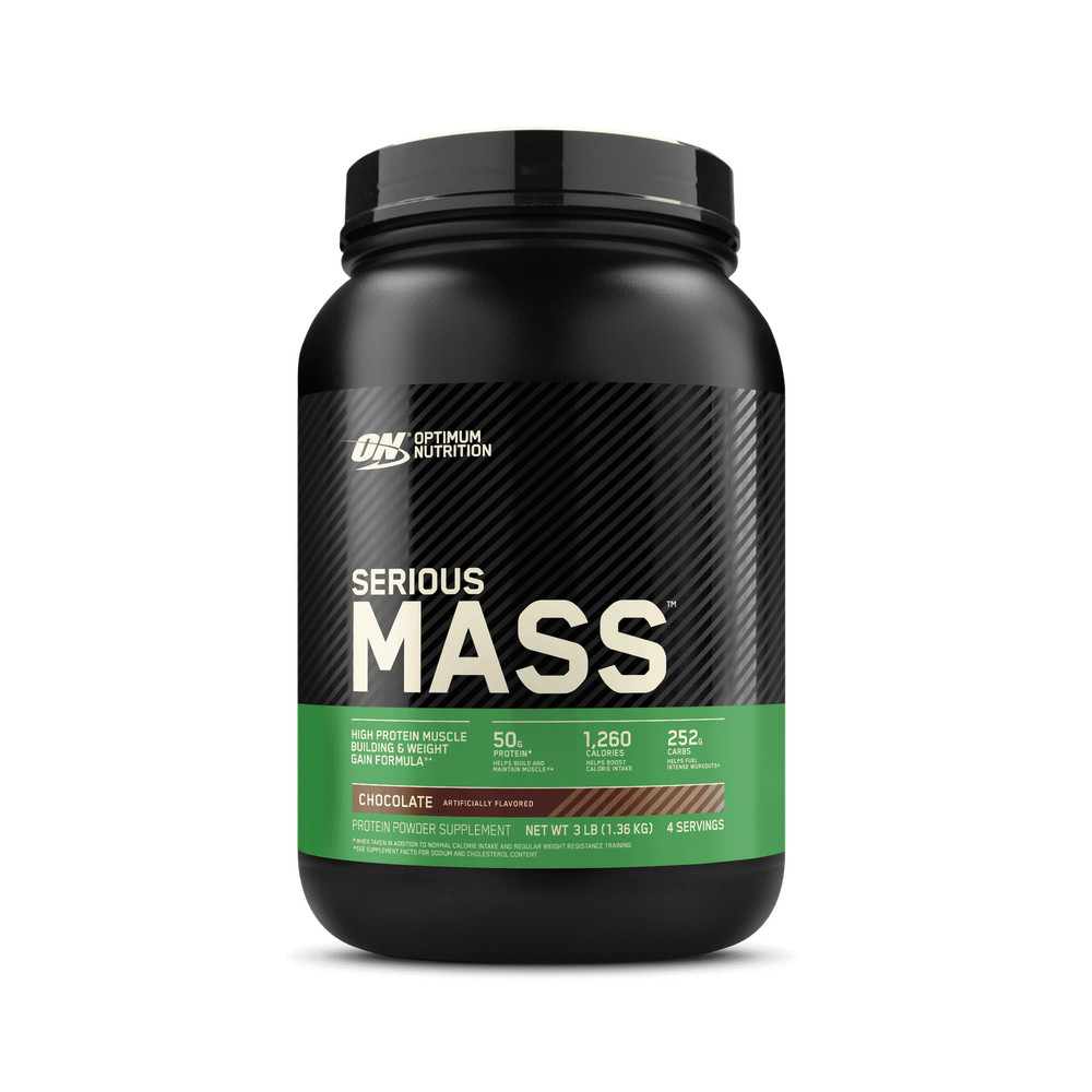 Optimum Nutrition Serious Mass, Chocolate, Weight Gainer Protein Powder