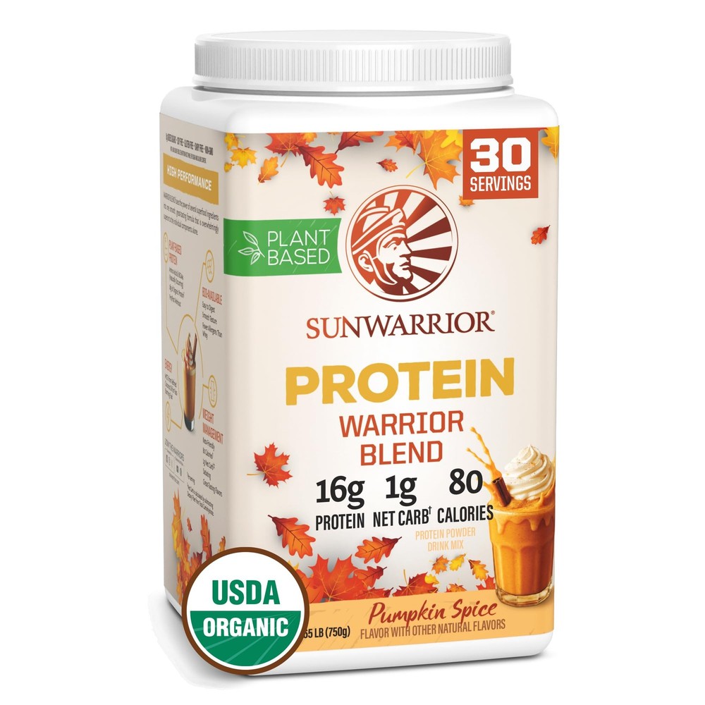 Sunwarrior Organic Vegan Protein Powder BCAA Amino Acid Plant-Based