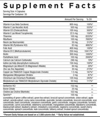 Core Nutritionals Platinum Multi Full Spectrum Multivitamin 120 caps