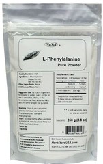 NuSci 250g pure L-Phenylalanine powder (8.8oz) USP healthy mental energy mood