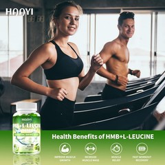HMB L-Leucine Gummies 3000mg Sugar-Free Muscle Growth Workout Recovery 90ct
