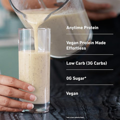 Plant-Based Protein Powder – 20G Organic Pea and Rice Protein with a Complete Am
