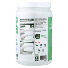 Plant-Based, Protein and Greens, Vanilla, 1 lb 5.7 oz (614 g)